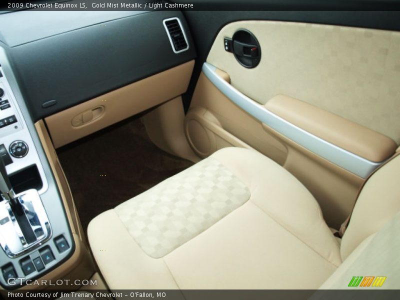Gold Mist Metallic / Light Cashmere 2009 Chevrolet Equinox LS