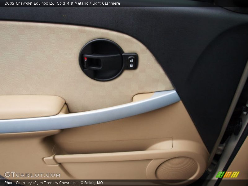 Gold Mist Metallic / Light Cashmere 2009 Chevrolet Equinox LS