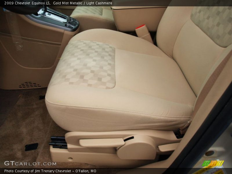 Gold Mist Metallic / Light Cashmere 2009 Chevrolet Equinox LS