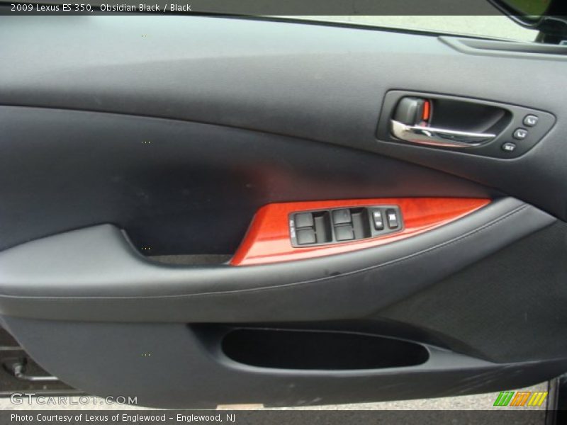 Obsidian Black / Black 2009 Lexus ES 350