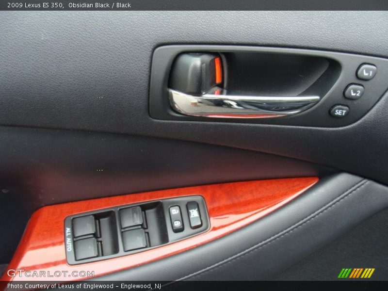 Obsidian Black / Black 2009 Lexus ES 350