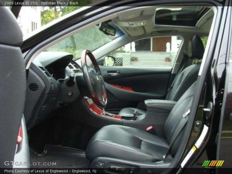 Obsidian Black / Black 2009 Lexus ES 350