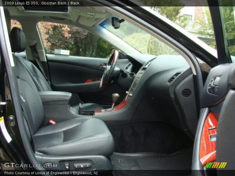 Obsidian Black / Black 2009 Lexus ES 350