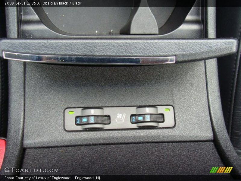 Obsidian Black / Black 2009 Lexus ES 350