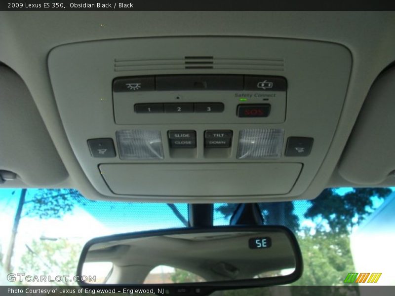 Obsidian Black / Black 2009 Lexus ES 350