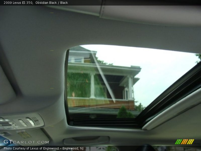Obsidian Black / Black 2009 Lexus ES 350