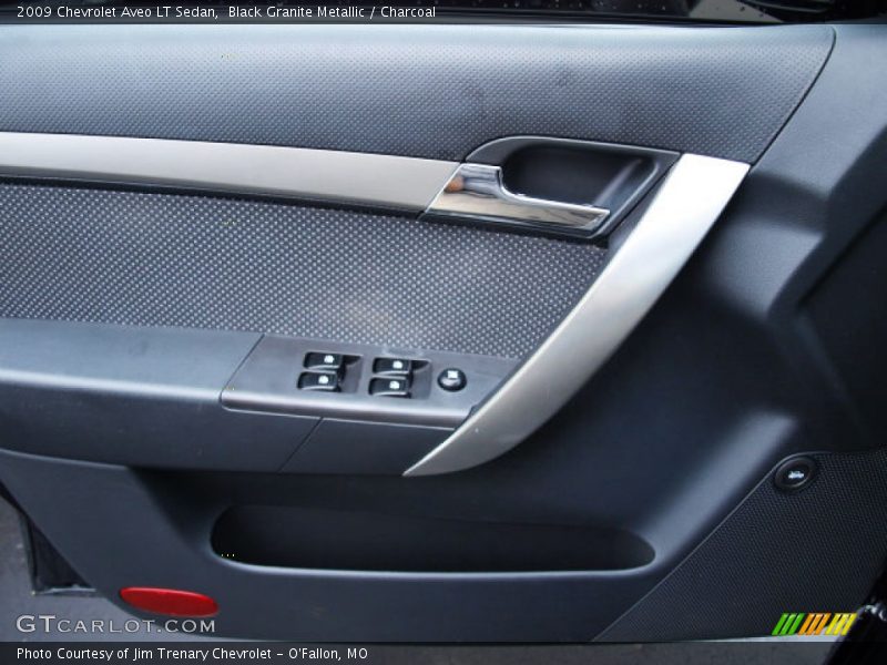Black Granite Metallic / Charcoal 2009 Chevrolet Aveo LT Sedan