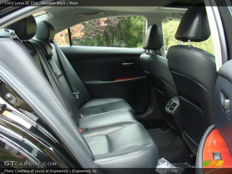 Obsidian Black / Black 2009 Lexus ES 350