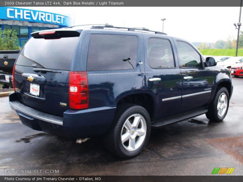 Dark Blue Metallic / Light Titanium 2009 Chevrolet Tahoe LTZ 4x4