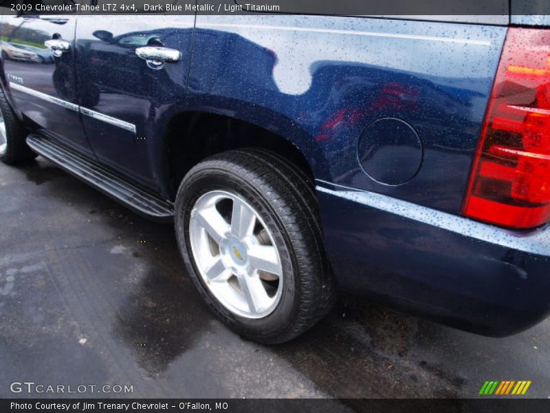 Dark Blue Metallic / Light Titanium 2009 Chevrolet Tahoe LTZ 4x4