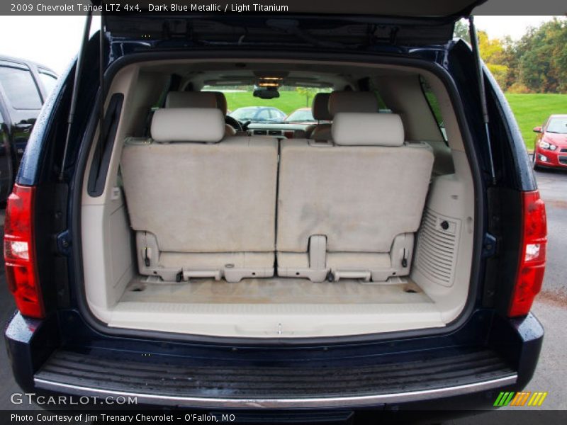 Dark Blue Metallic / Light Titanium 2009 Chevrolet Tahoe LTZ 4x4