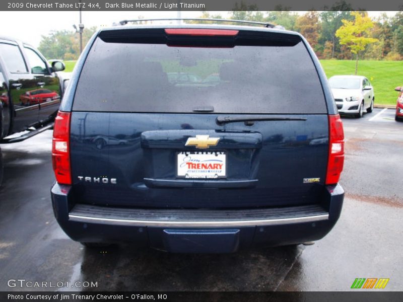 Dark Blue Metallic / Light Titanium 2009 Chevrolet Tahoe LTZ 4x4