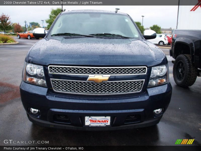 Dark Blue Metallic / Light Titanium 2009 Chevrolet Tahoe LTZ 4x4
