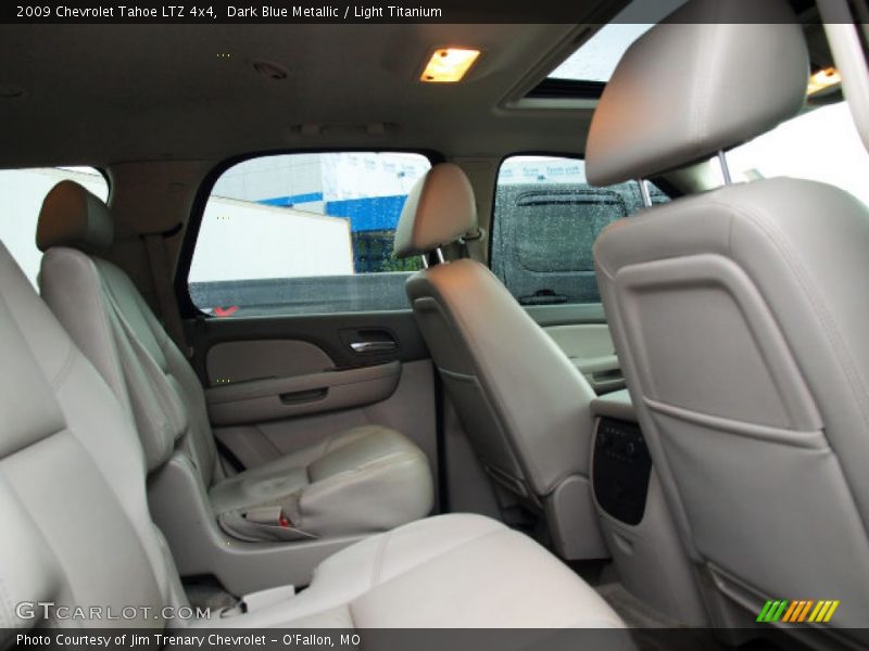 Dark Blue Metallic / Light Titanium 2009 Chevrolet Tahoe LTZ 4x4