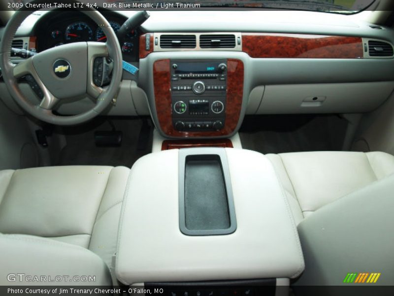 Dark Blue Metallic / Light Titanium 2009 Chevrolet Tahoe LTZ 4x4