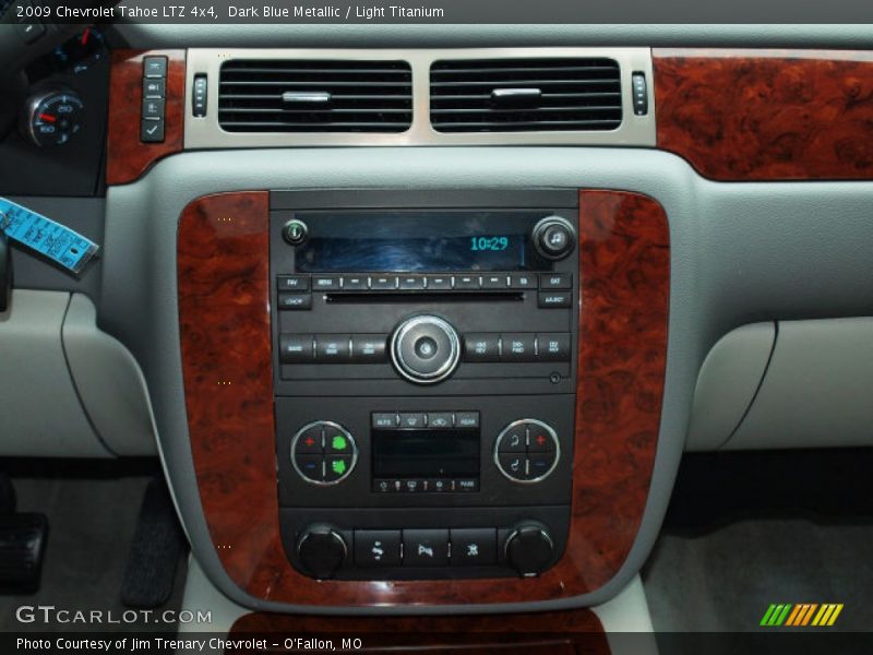Dark Blue Metallic / Light Titanium 2009 Chevrolet Tahoe LTZ 4x4