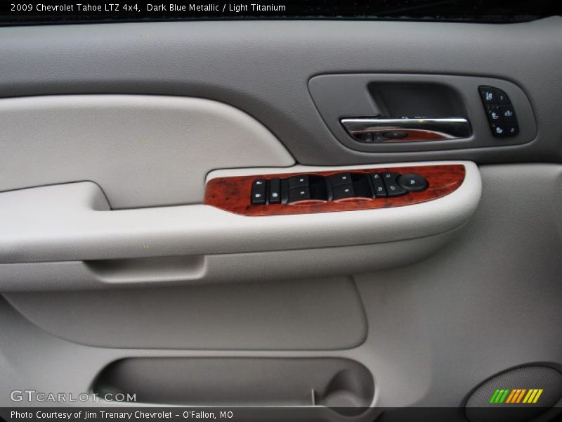 Dark Blue Metallic / Light Titanium 2009 Chevrolet Tahoe LTZ 4x4