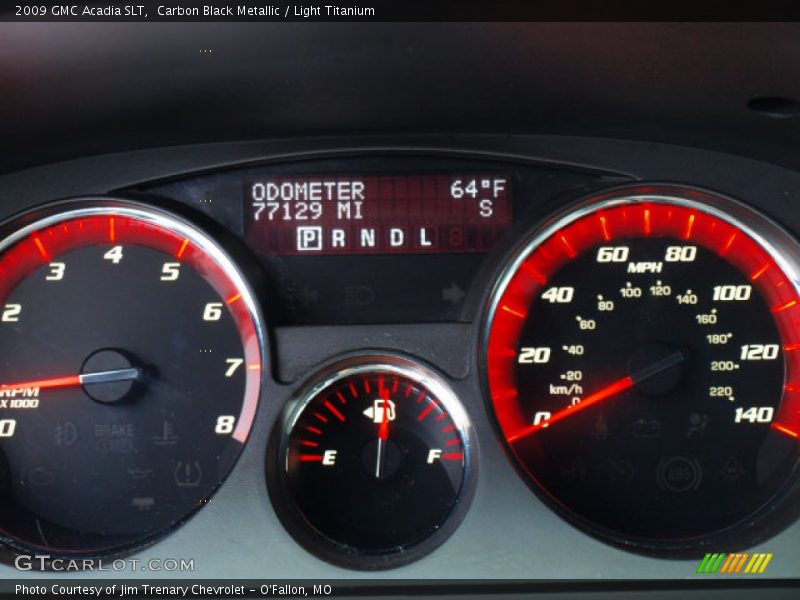 Carbon Black Metallic / Light Titanium 2009 GMC Acadia SLT