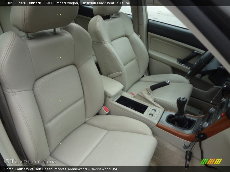Obsidian Black Pearl / Taupe 2005 Subaru Outback 2.5XT Limited Wagon