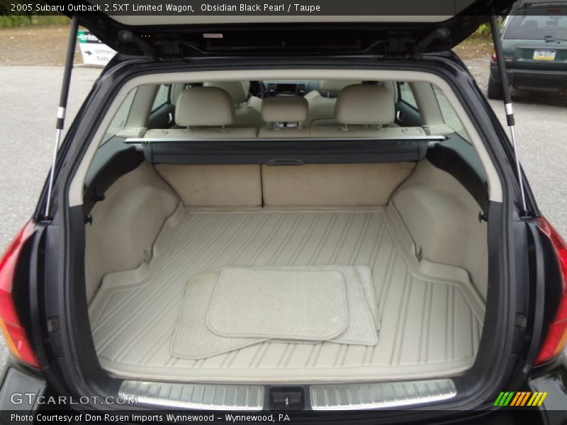 Obsidian Black Pearl / Taupe 2005 Subaru Outback 2.5XT Limited Wagon