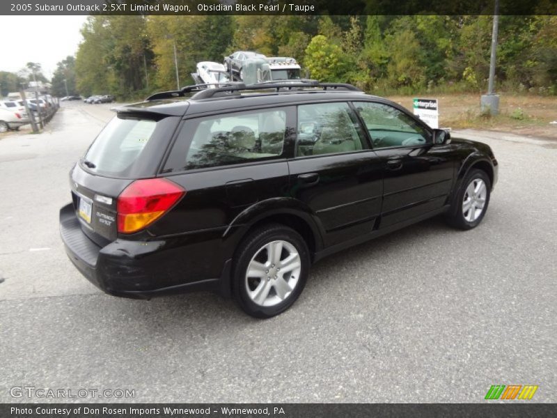 Obsidian Black Pearl / Taupe 2005 Subaru Outback 2.5XT Limited Wagon