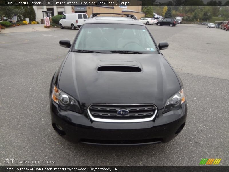 Obsidian Black Pearl / Taupe 2005 Subaru Outback 2.5XT Limited Wagon