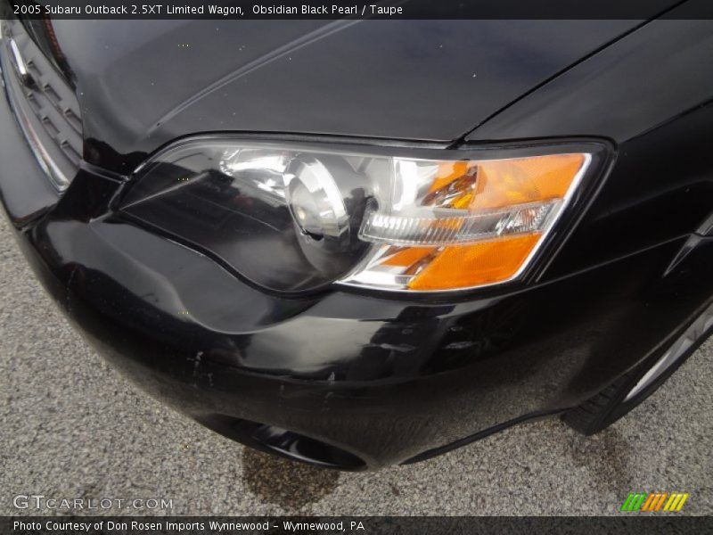 Obsidian Black Pearl / Taupe 2005 Subaru Outback 2.5XT Limited Wagon