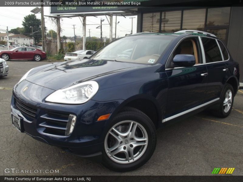 Marine Blue Metallic / Havanna/Sand Beige 2009 Porsche Cayenne Tiptronic