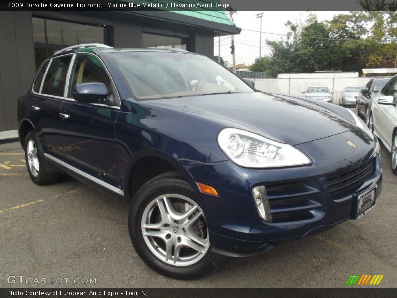 Marine Blue Metallic / Havanna/Sand Beige 2009 Porsche Cayenne Tiptronic