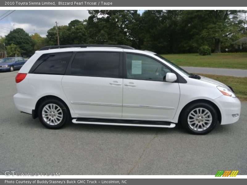  2010 Sienna Limited Blizzard Pearl Tricoat