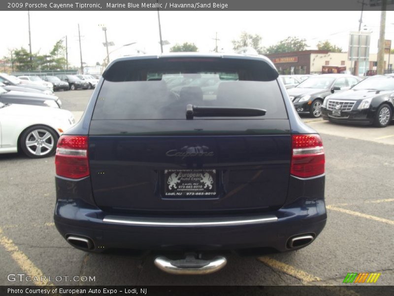 Marine Blue Metallic / Havanna/Sand Beige 2009 Porsche Cayenne Tiptronic