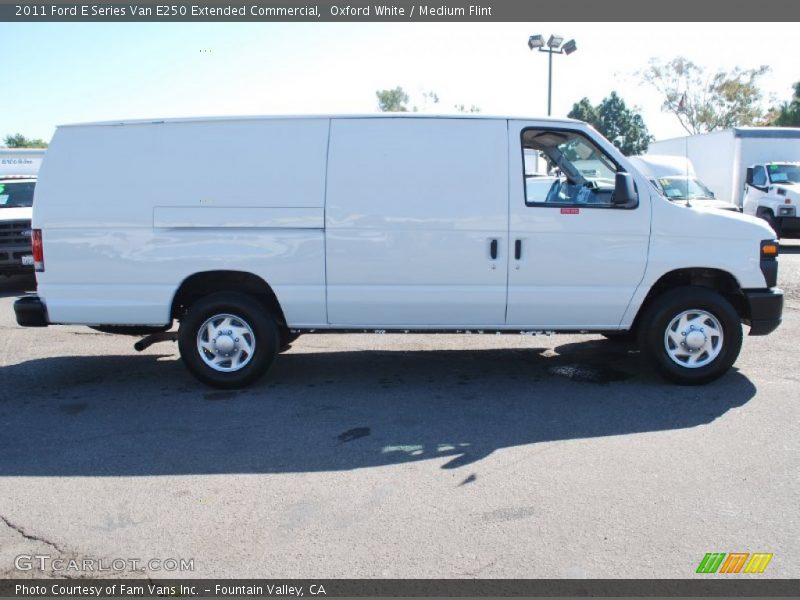 Oxford White / Medium Flint 2011 Ford E Series Van E250 Extended Commercial