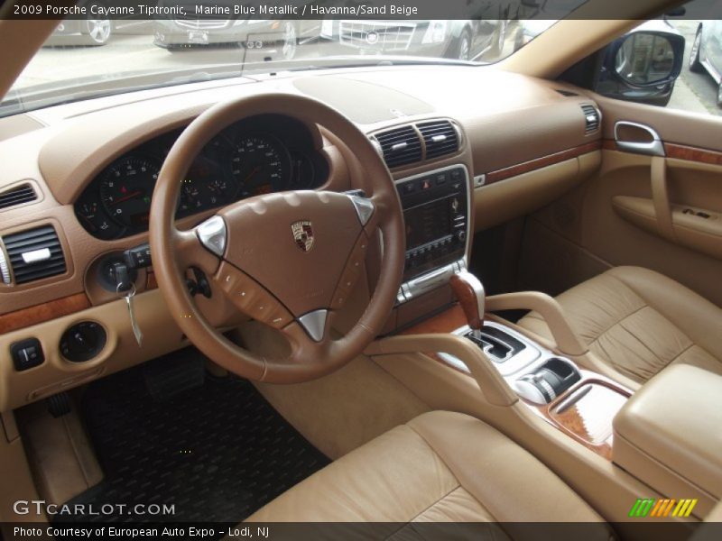 Marine Blue Metallic / Havanna/Sand Beige 2009 Porsche Cayenne Tiptronic