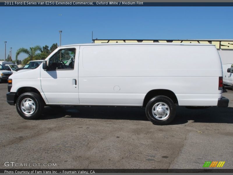 Oxford White / Medium Flint 2011 Ford E Series Van E250 Extended Commercial