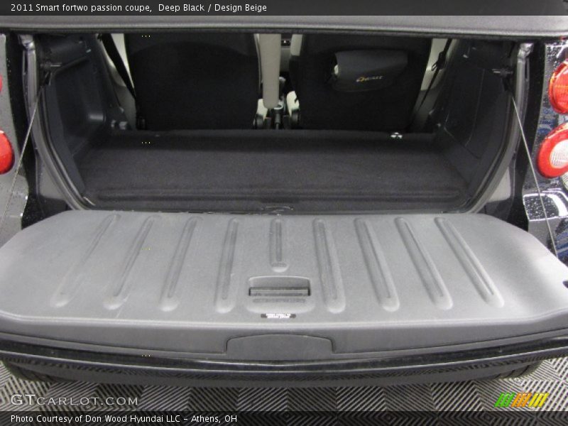  2011 fortwo passion coupe Trunk