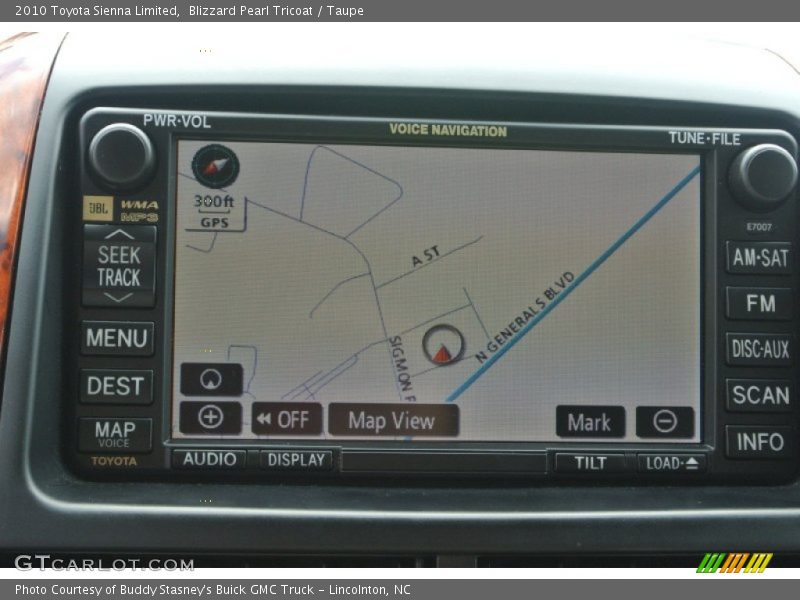 Blizzard Pearl Tricoat / Taupe 2010 Toyota Sienna Limited