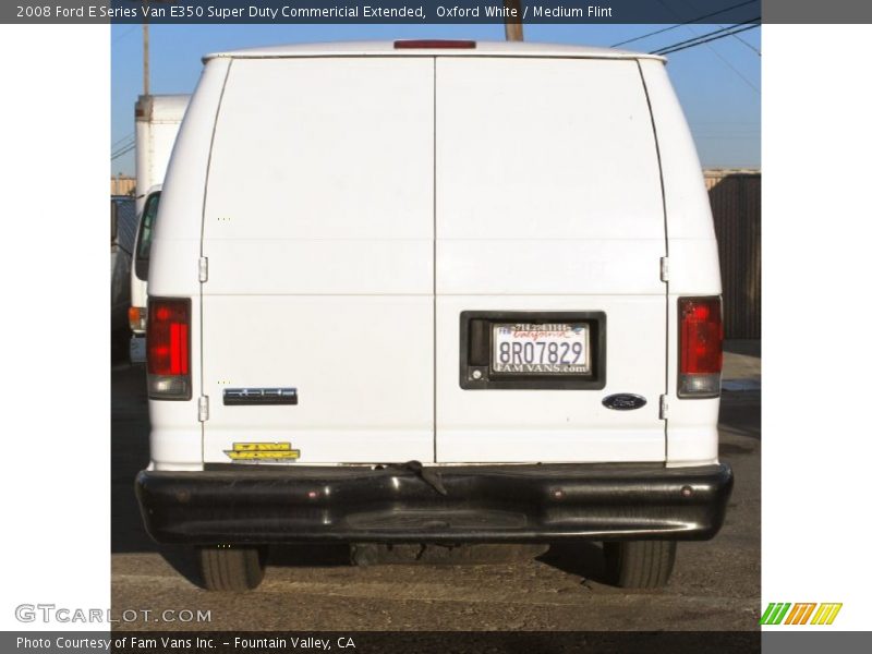 Oxford White / Medium Flint 2008 Ford E Series Van E350 Super Duty Commericial Extended