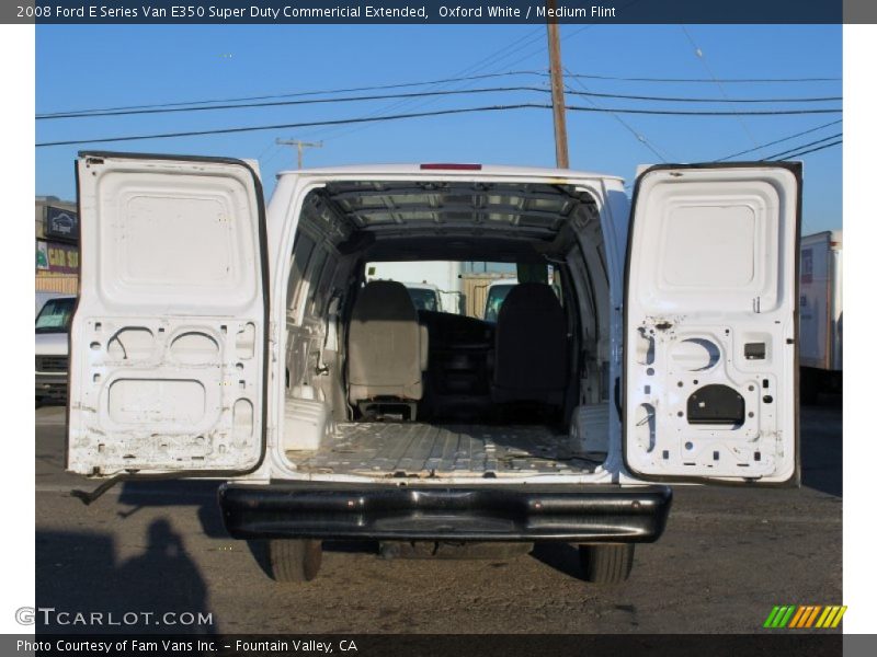 Oxford White / Medium Flint 2008 Ford E Series Van E350 Super Duty Commericial Extended