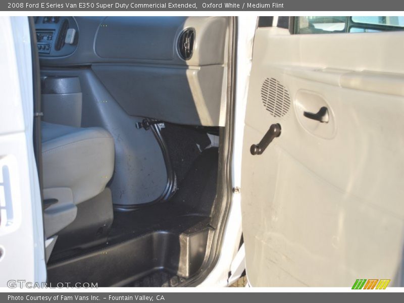 Oxford White / Medium Flint 2008 Ford E Series Van E350 Super Duty Commericial Extended