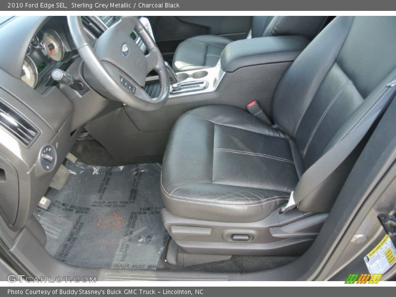 Sterling Grey Metallic / Charcoal Black 2010 Ford Edge SEL