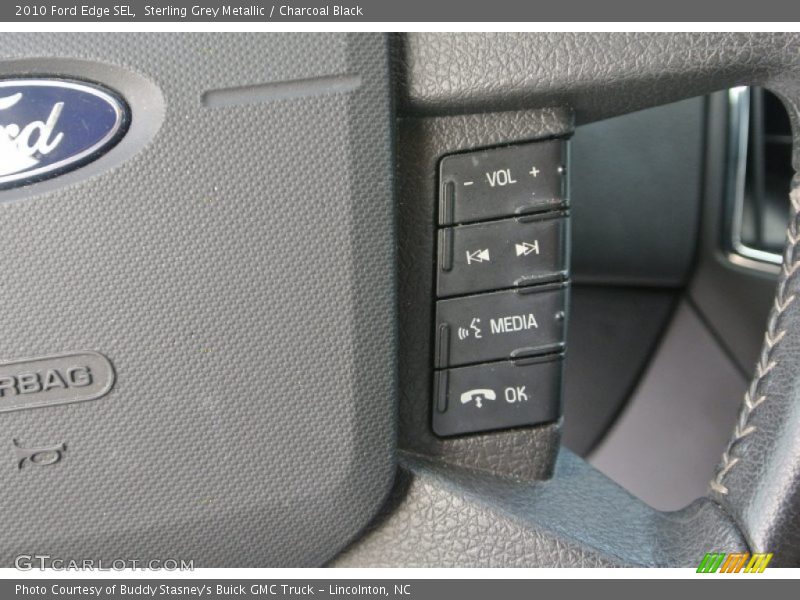 Sterling Grey Metallic / Charcoal Black 2010 Ford Edge SEL