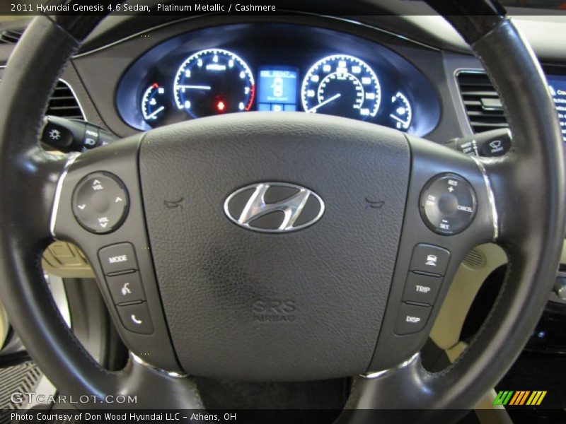 Platinum Metallic / Cashmere 2011 Hyundai Genesis 4.6 Sedan