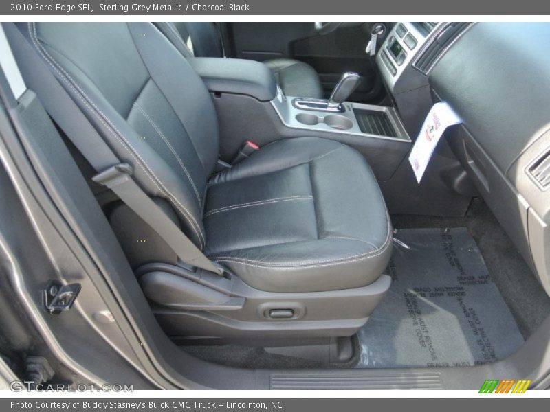 Sterling Grey Metallic / Charcoal Black 2010 Ford Edge SEL