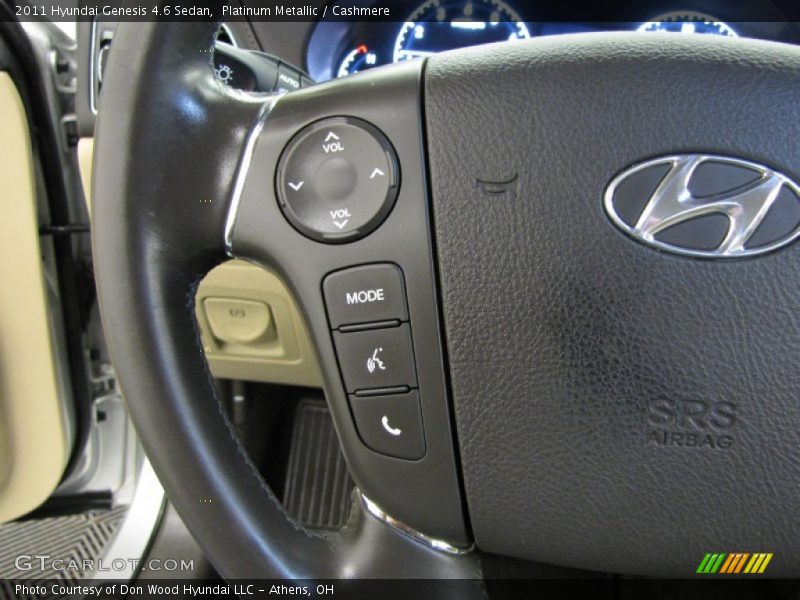 Platinum Metallic / Cashmere 2011 Hyundai Genesis 4.6 Sedan
