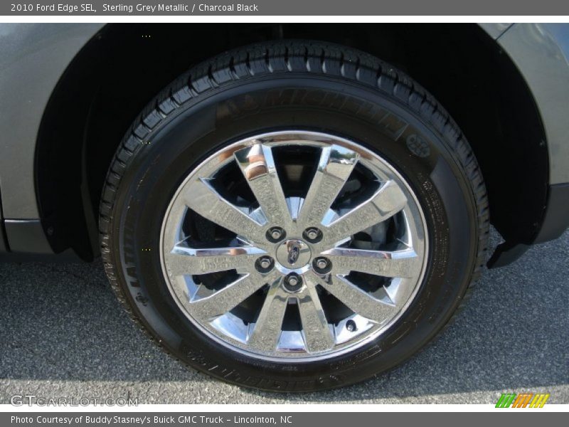 Sterling Grey Metallic / Charcoal Black 2010 Ford Edge SEL