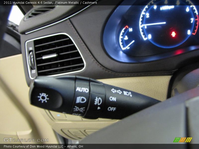 Platinum Metallic / Cashmere 2011 Hyundai Genesis 4.6 Sedan