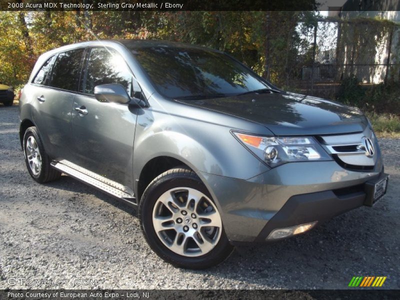 Sterling Gray Metallic / Ebony 2008 Acura MDX Technology