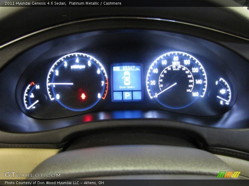 Platinum Metallic / Cashmere 2011 Hyundai Genesis 4.6 Sedan