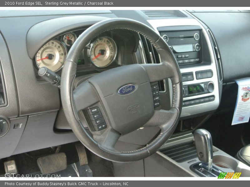 Sterling Grey Metallic / Charcoal Black 2010 Ford Edge SEL