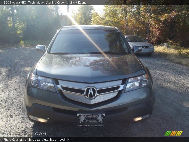 Sterling Gray Metallic / Ebony 2008 Acura MDX Technology